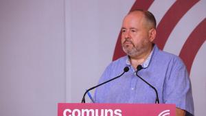 El portavoz de Catalunya en Comú, Joan Mena