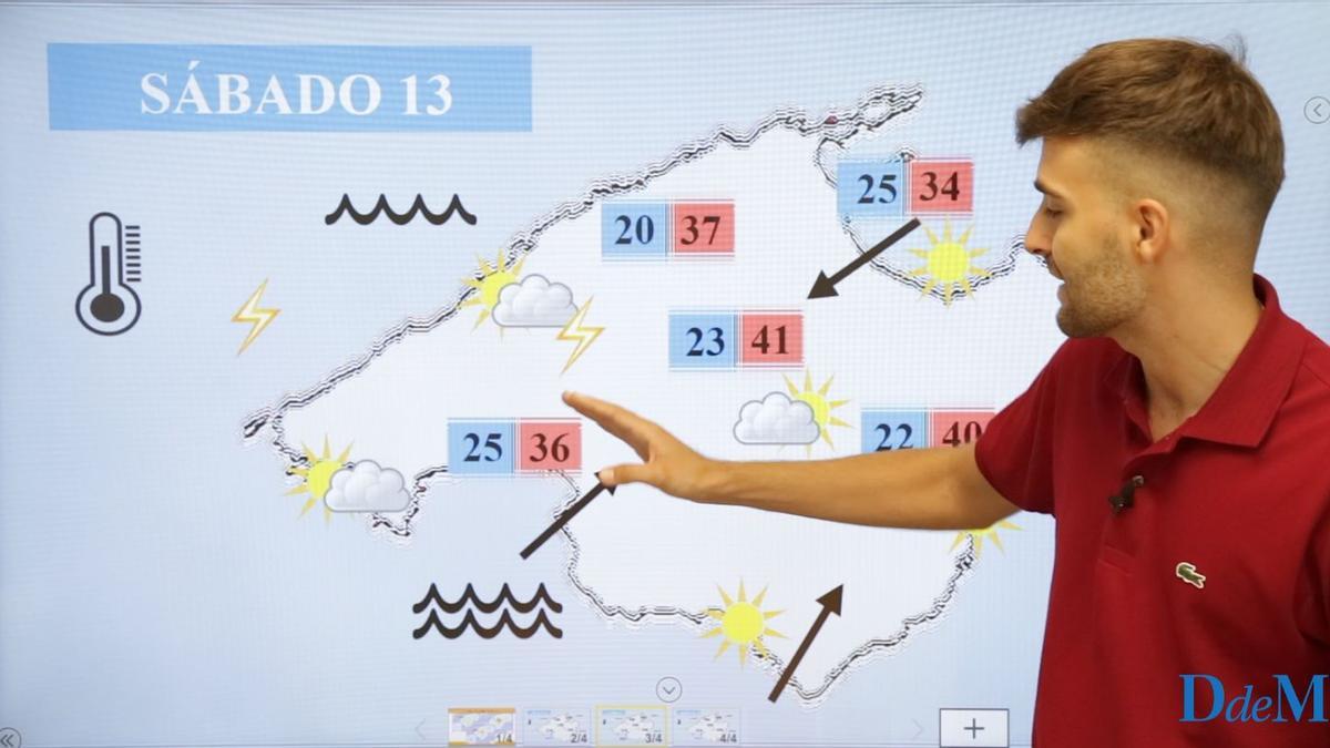 El tiempo del fin de semana en Mallorca | Calor extremo: hasta 40-41°C