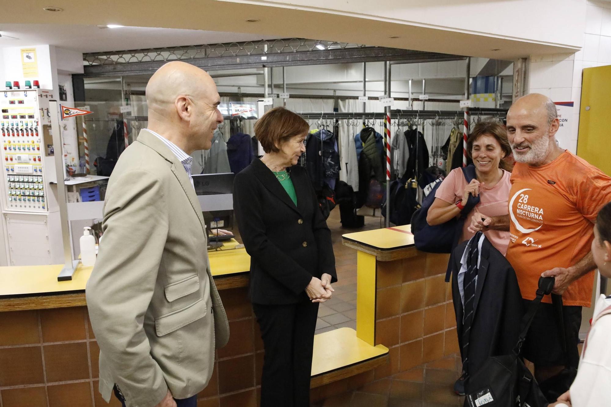 Así fue la visita de Moriyón al Grupo Covadonga, la primera con Miranda de presidente (en imágenes)
