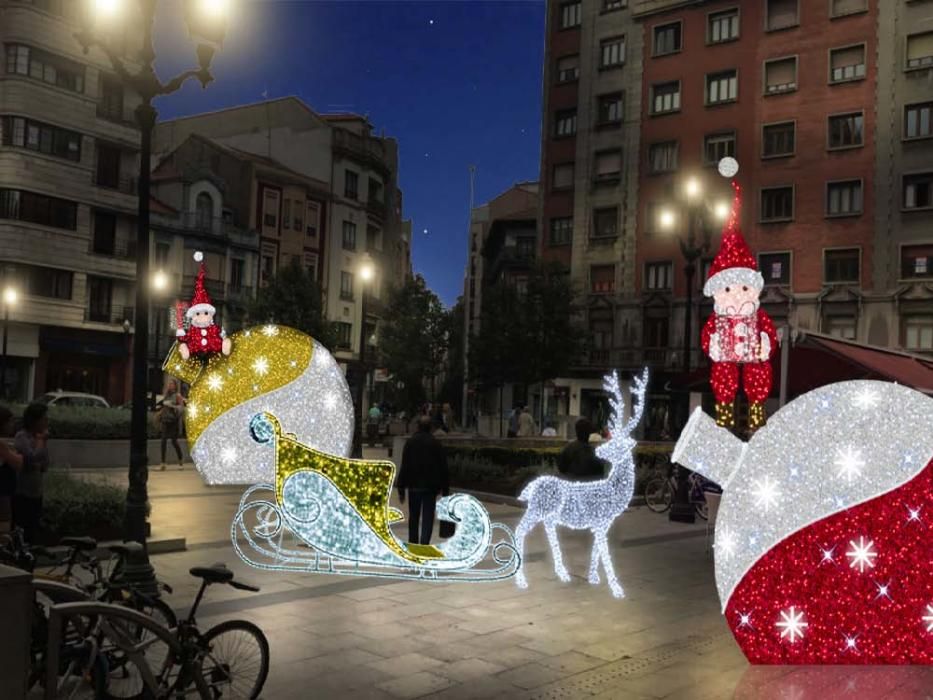 Propuesta de luces de Navidad