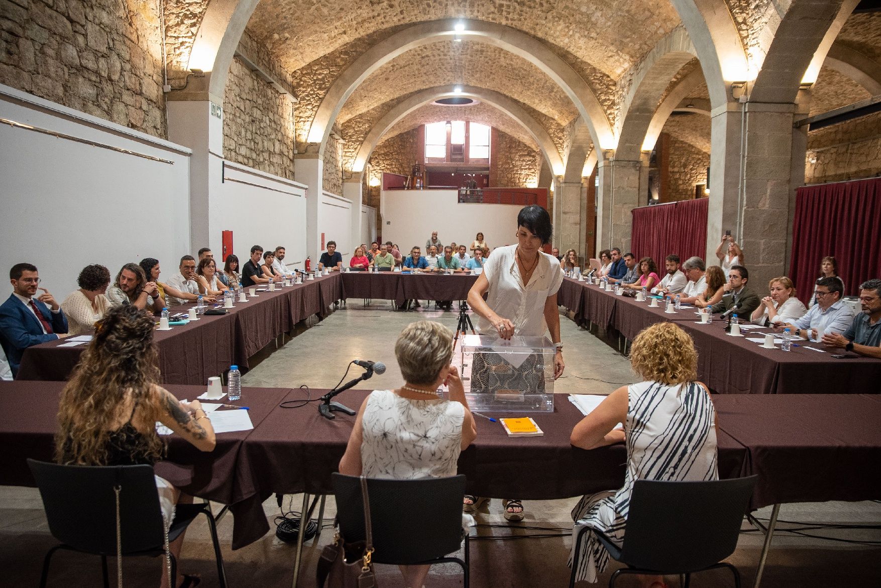 Totes les imatges de la constitució del Consell Comarcal del Bages