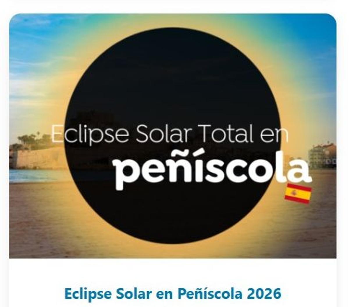 Eclipse solar en Peñíscola
