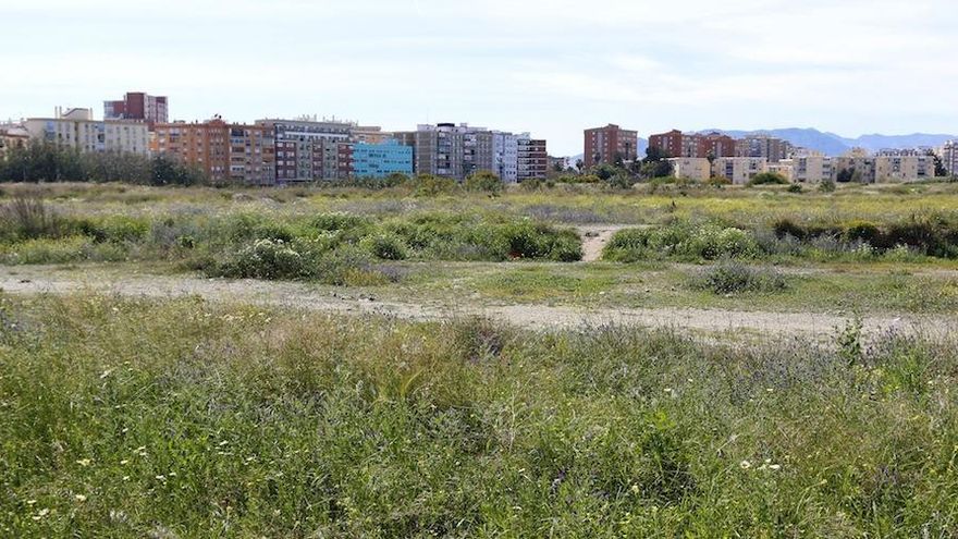 La vista, tomada el 9 de marzo, pocos días antes de la declaración del estado de alarma, muestra la inmensa parcela de 177.000 metros cuadrados que albergaba los depósitos de Repsol.