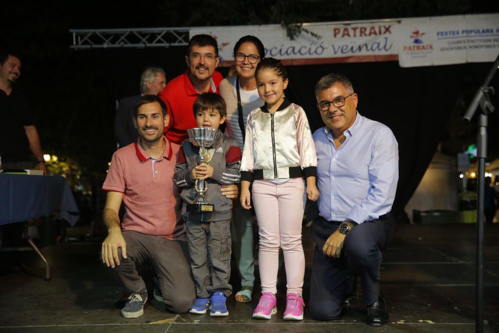 Entrega de premios de las fiestas de Patraix