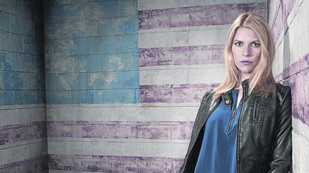 La actriz Claire Danes, en una imagen promocional de la serie estadounidense 'Homeland'.