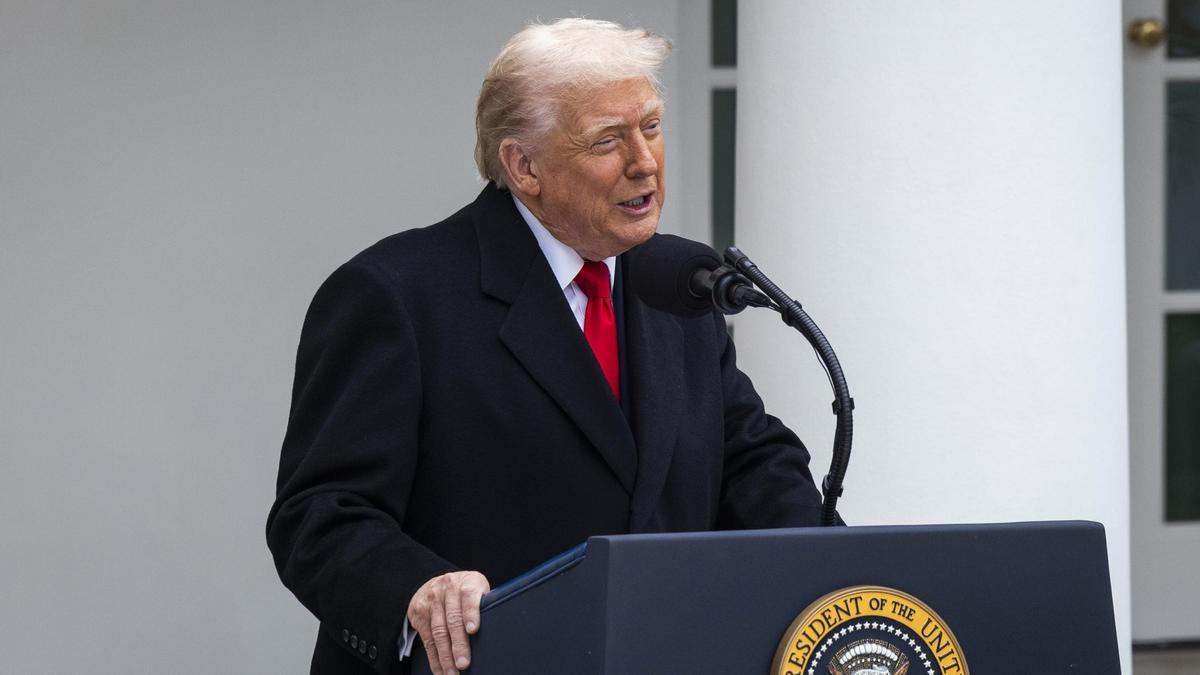 El presidente de Estados Unidos, Donald Trump