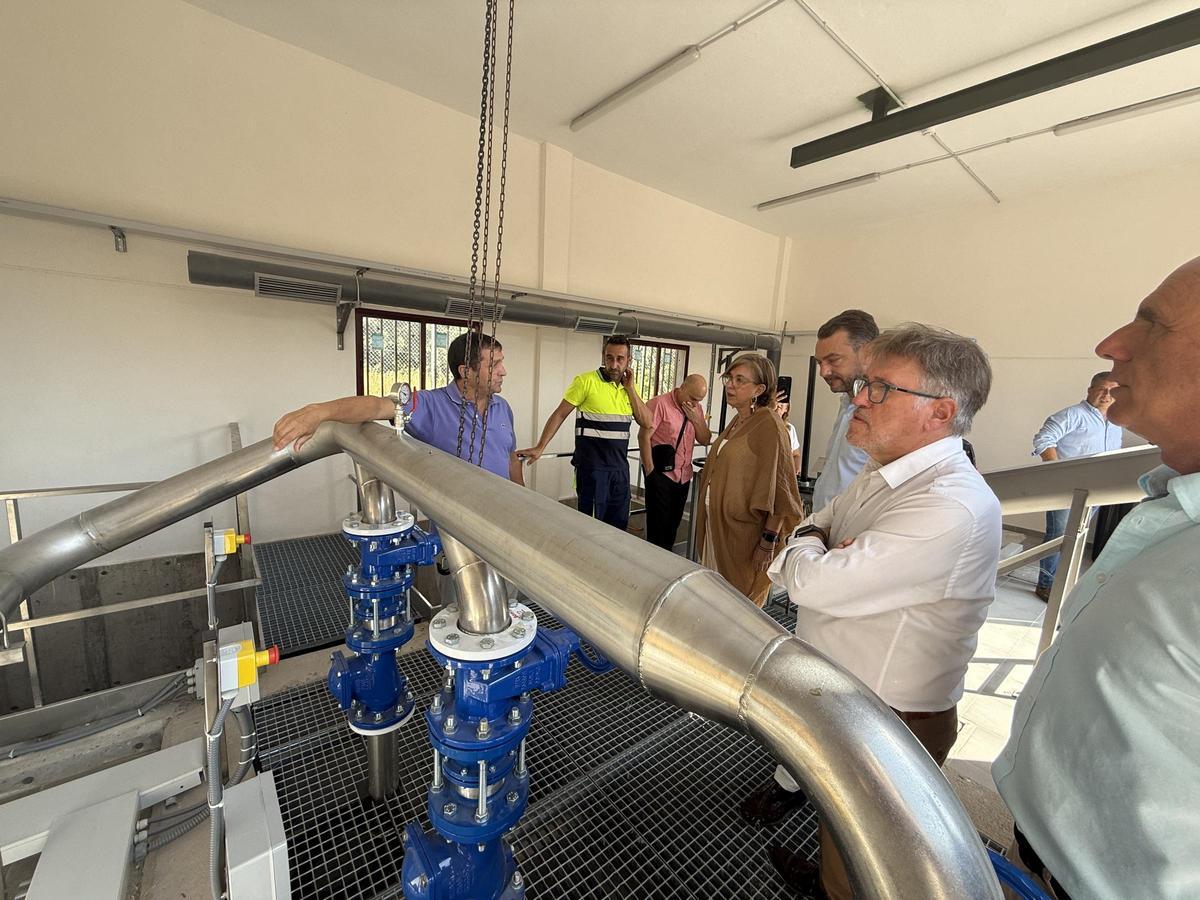 Galería | Mercedes Morán visita la nueva EBAR de Jaraíz de la Vera
