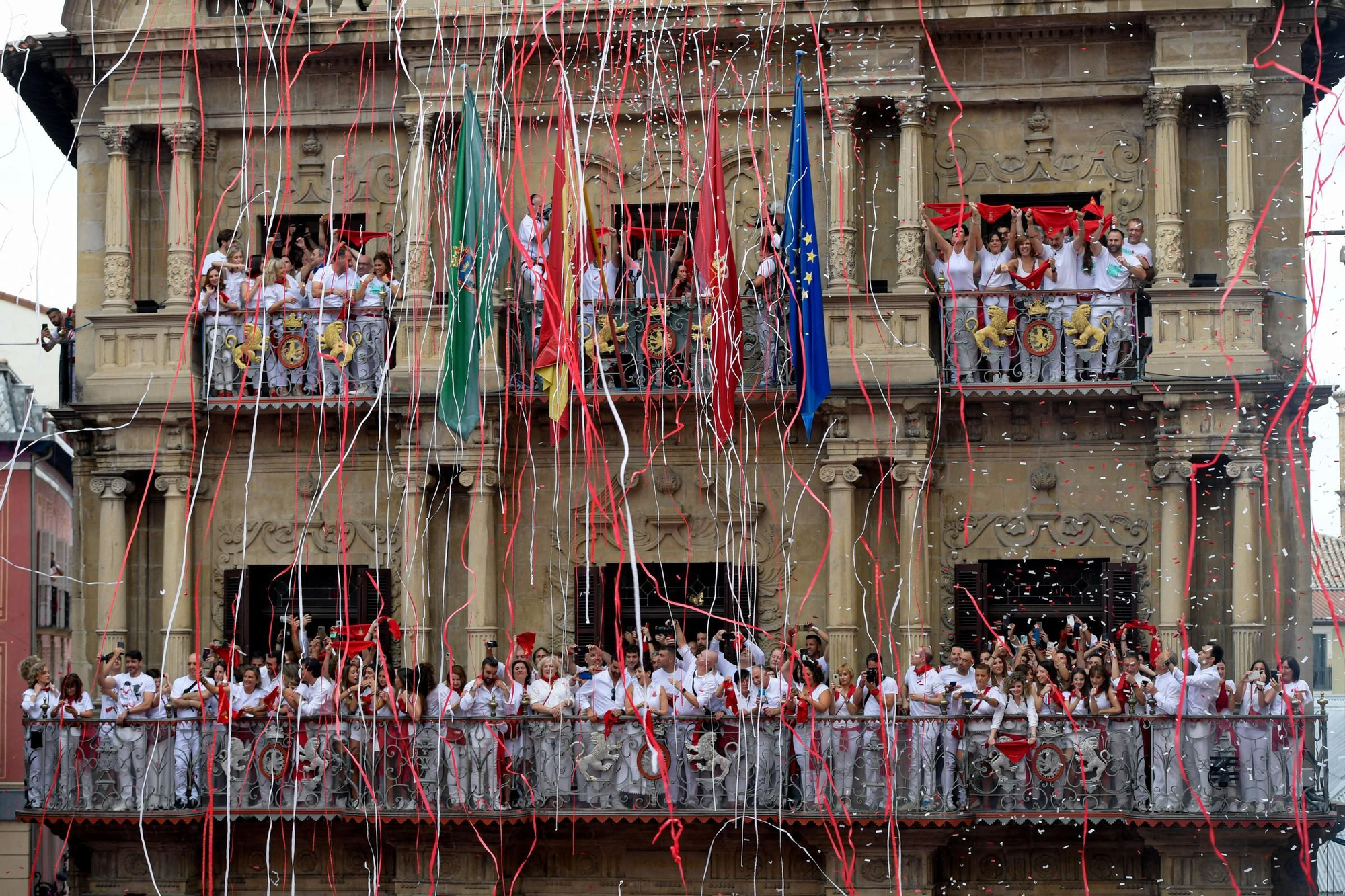 El chupinazo de los Sanfermines 2023, en imágenes