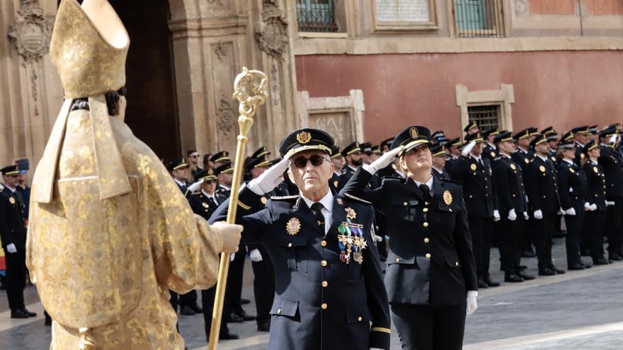 La Policía Local de Murcia celebra San Patricio con un gran acto en Belluga