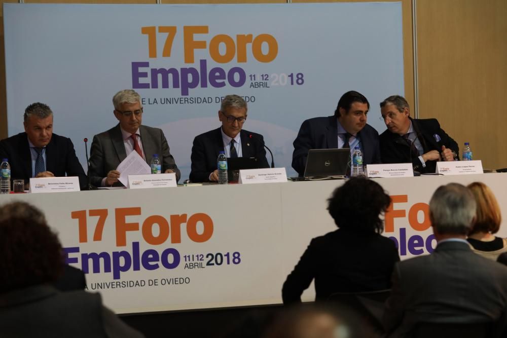 Inauguración de una nueva edición del Foro de Empleo de la Universidad