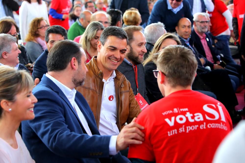 Acto de Pedro Sánchez en Burjassot