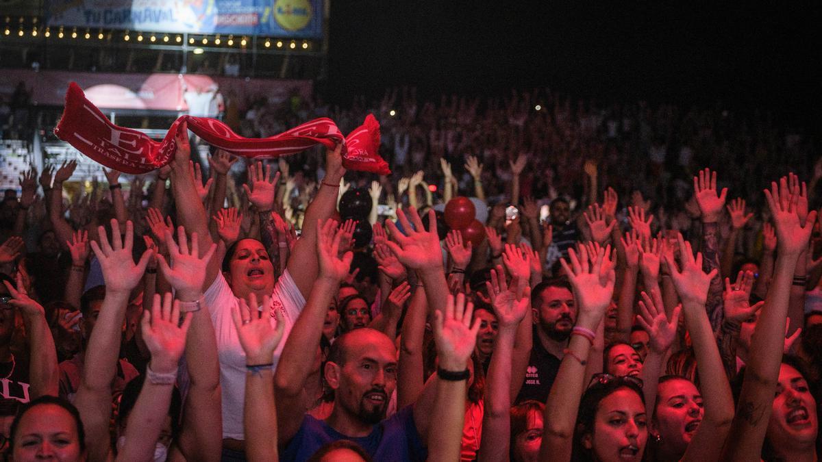 Público asistente a la final de murgas del pasado Carnaval de junio.