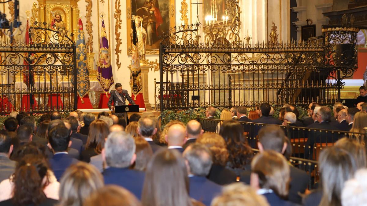 Inmaulada Jiménez, durante el Pregón.