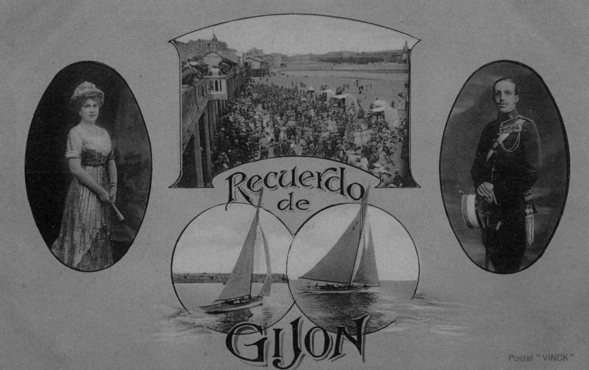 El Gijón marino que atrae a reyes y reinas