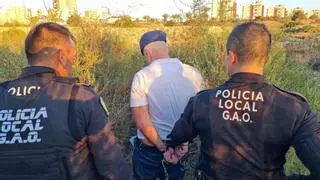 Un violento delincuente la emprende a golpes con agentes en Arenales en un control