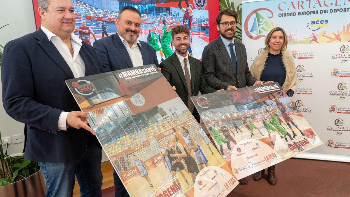 Presentación del torneo en el ayuntamiento de Cartagena