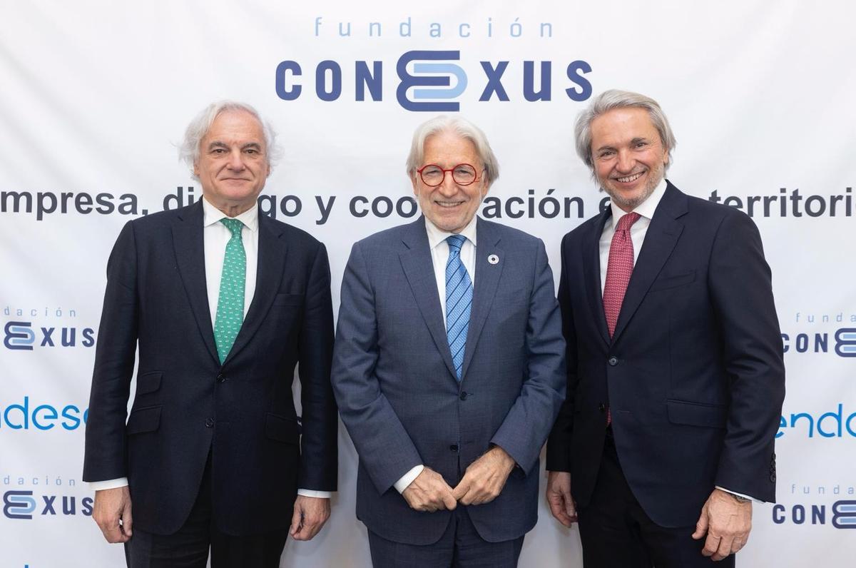 Miguel Garrido, Josep Sánchez Llibre y Manuel Broseta, hoy en Conexus