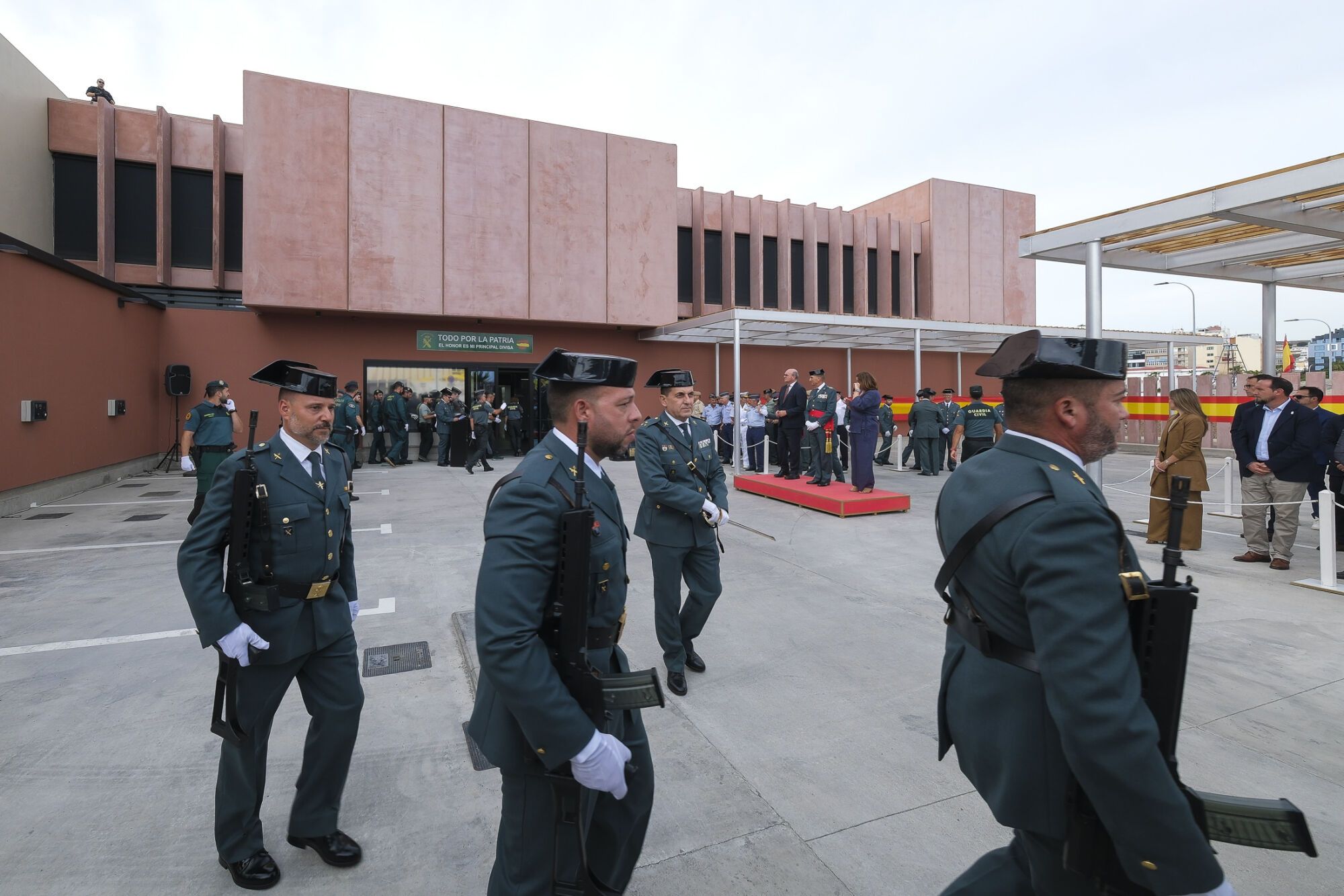 Inauguración de la Comisaría de la Guardia Civil en el Puerto de Las Palmas
