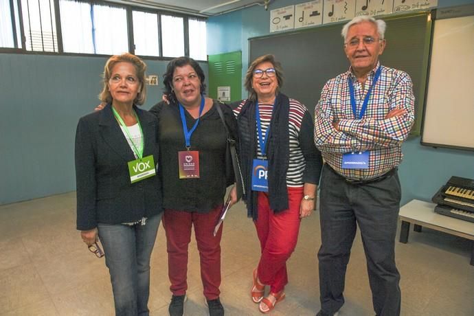 10-11-19 CANARIAS Y ECONOMIA. CIUDAD. LAS PALMAS DE GRAN CANARIA. Reportaje por colegios electorales de la ciudad. Recorrido por colegios electorales de la ciudad. Fotos: Juan Castro.  | 10/11/2019 | Fotógrafo: Juan Carlos Castro