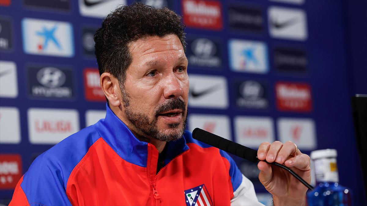 Simeone, sobre suspender la jornada de Liga: "No tiene ningún sentido jugar"