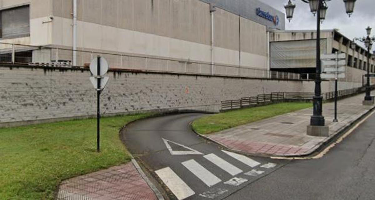 El lugar del incidente.