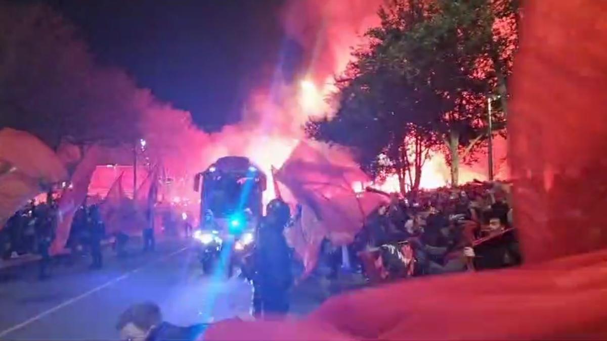 Así ha recibido la afición del Real Mallorca a su equipo antes de las semifinales de Copa del Rey