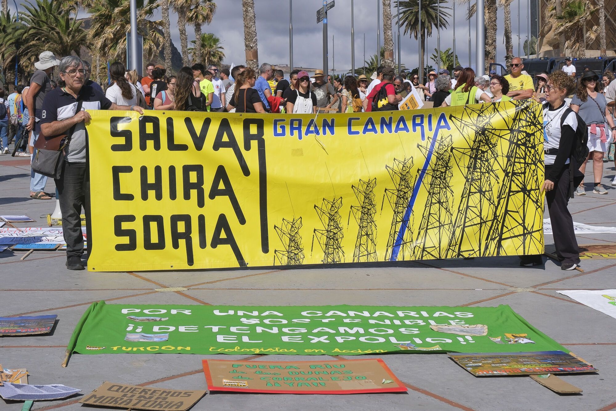 Manifestación Canarias tiene un límite 18M en Las Palmas de Gran Canaria