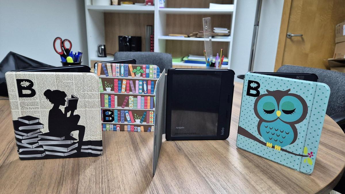 Dispositivos de lectura electrónica das bibliotecas municipais de Carballo.
