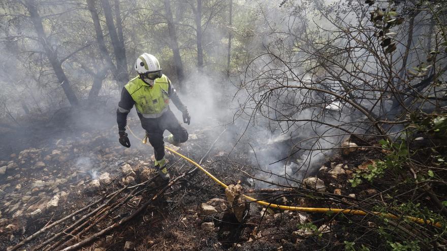 Estabilizado el incendio de Montitxelvo