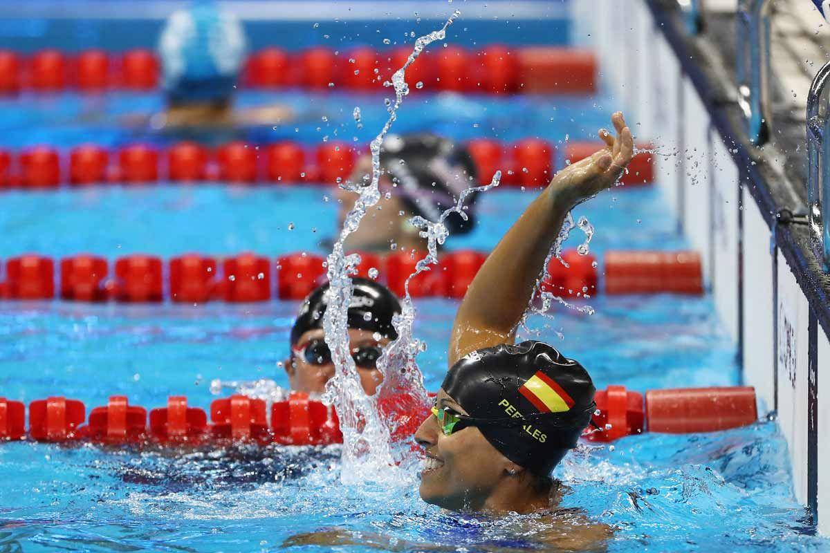 La nadadora paralímpica Teresa Perales