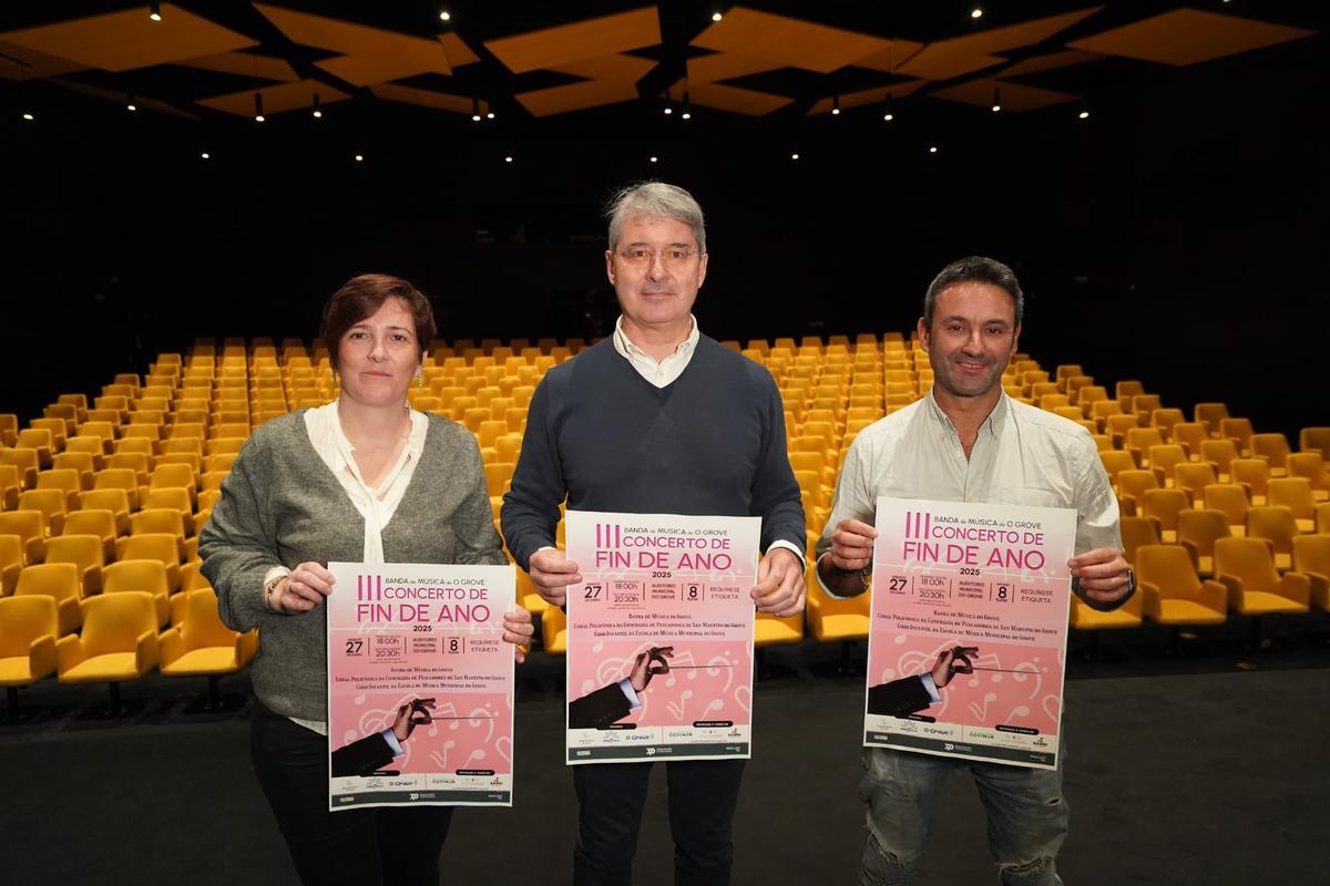 La presentación del concierto.