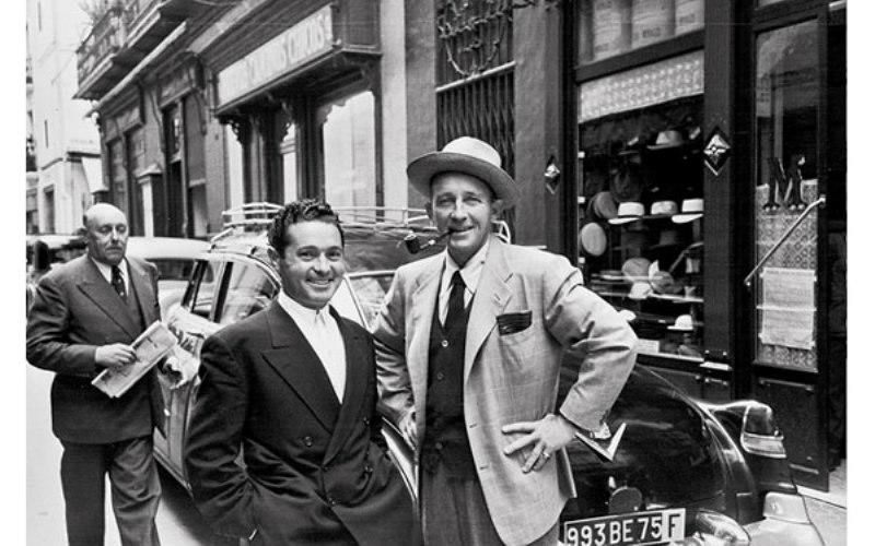 Con el cantante y actor Bing Crosby