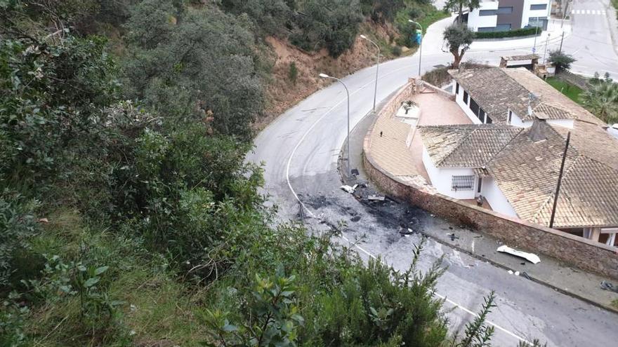 Dos morts en caure amb el seu vehicle per un desnivell de 30 metres a Lloret de Mar