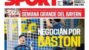 Esta es la portada de SPORT de hoy lunes, 20 de abril de 2026