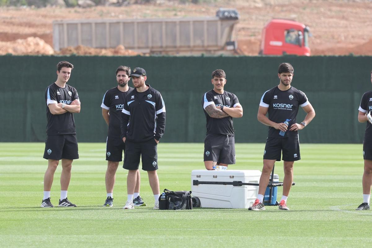 Entrenamiento del CD Castellón en la ciudad deportiva Globeenergy