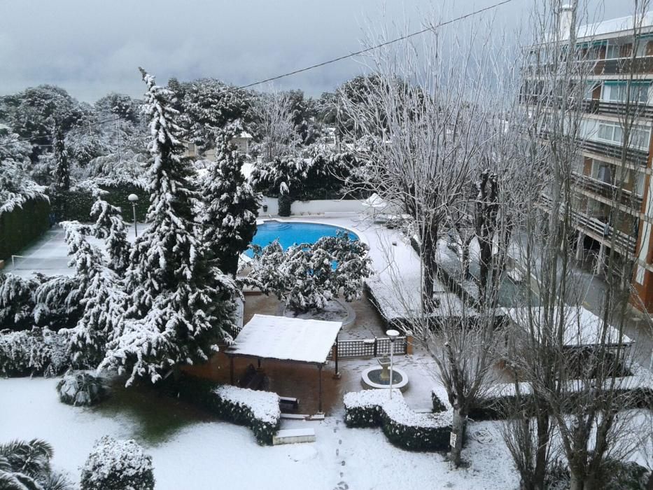 Nieve en Dénia.