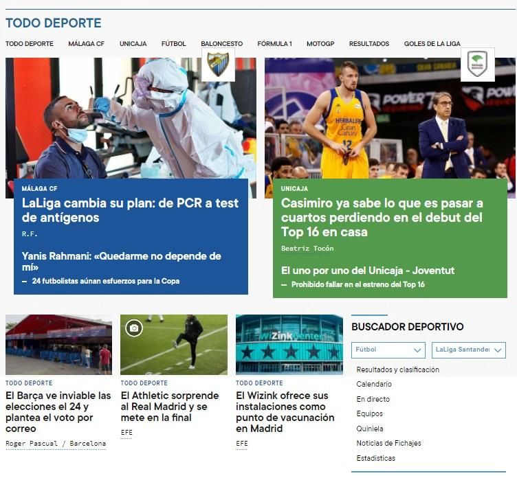 El nuevo módulo de deportes es una clara apuesta por el deporte local