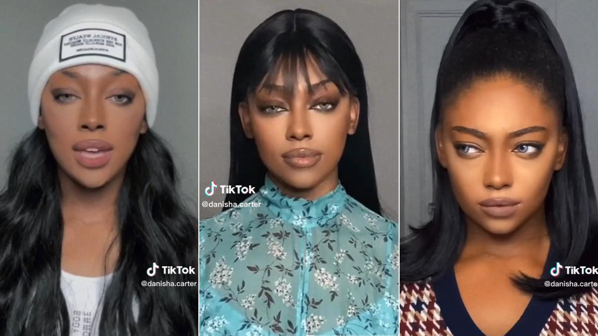 Imágenes de Danisha Carter en TikTok