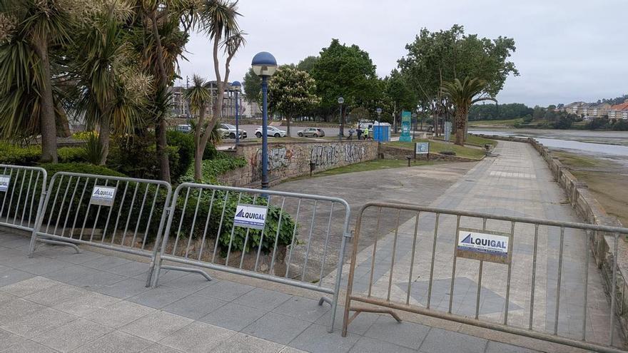 Las obras del paseo marítimo de Culleredo llegan al entorno del puente de O Burgo