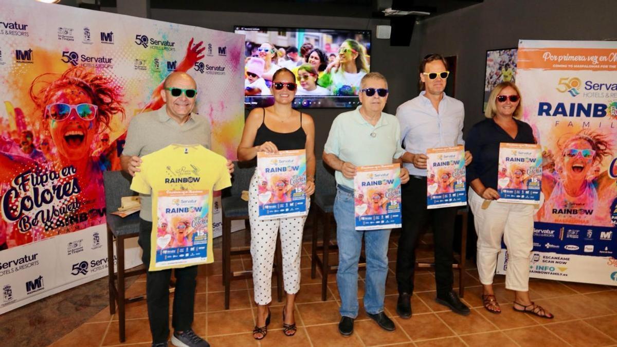 Maspalomas estrena una carrera de colores para ayudar a niños con cáncer