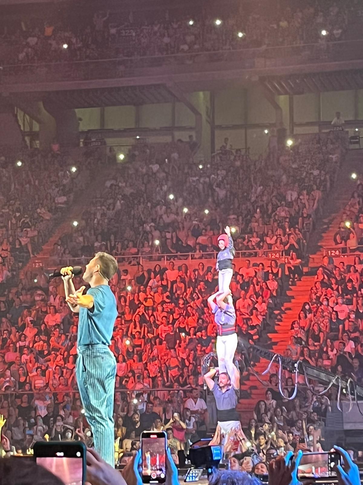 Pedro da Costa al concert d'Eufòria al Palau Sant Jordi