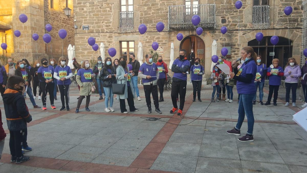Acto contra la violencia de género en Puebla de Sanabria