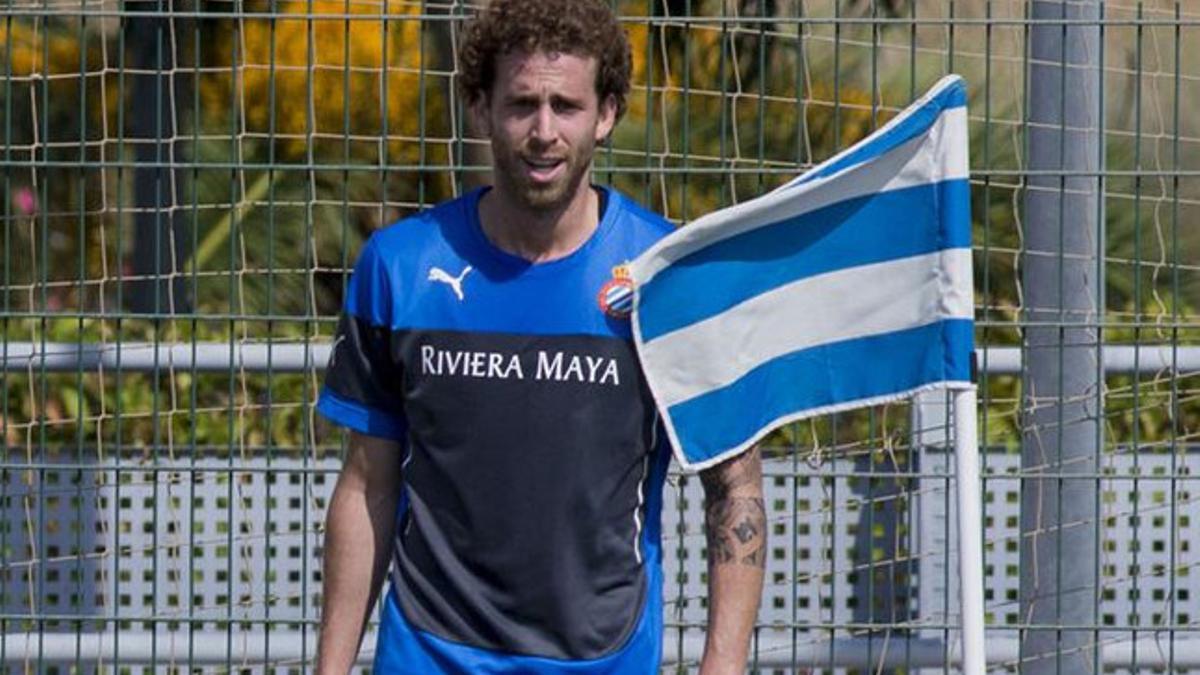 Cañas está muy contento con su presente en el Espanyol