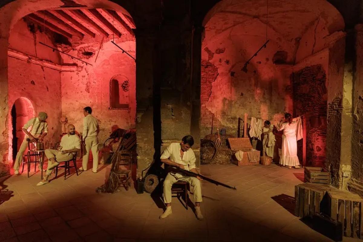 Una representació de l'obra "Soroll d'avions" que arribarà a Figueres per commemorar la caiguda de la ciutat.