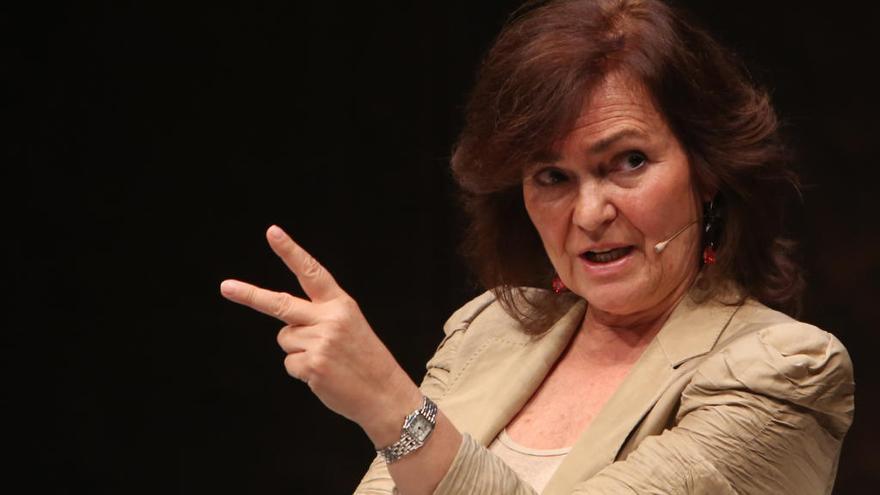 La ministre Carmen Calvo.