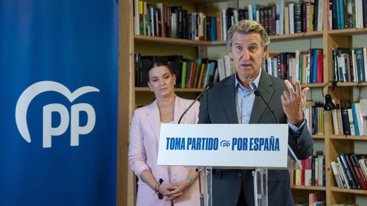 Marga Prohens y Alberto Núñez Feijóo.