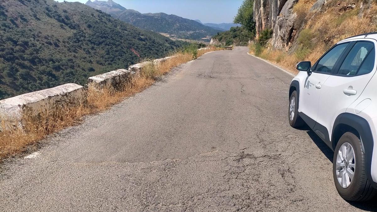 Imagen de una carretera de Málaga.