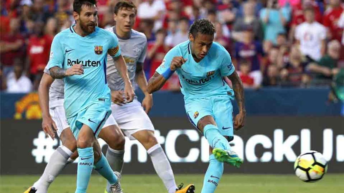 Neymar volvió a marcar para el Barcelona