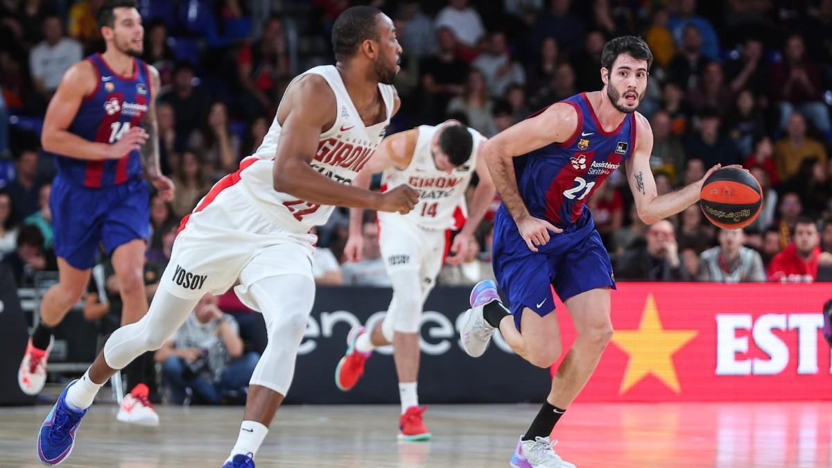 Abrines, con el balón en el Barça - Girona