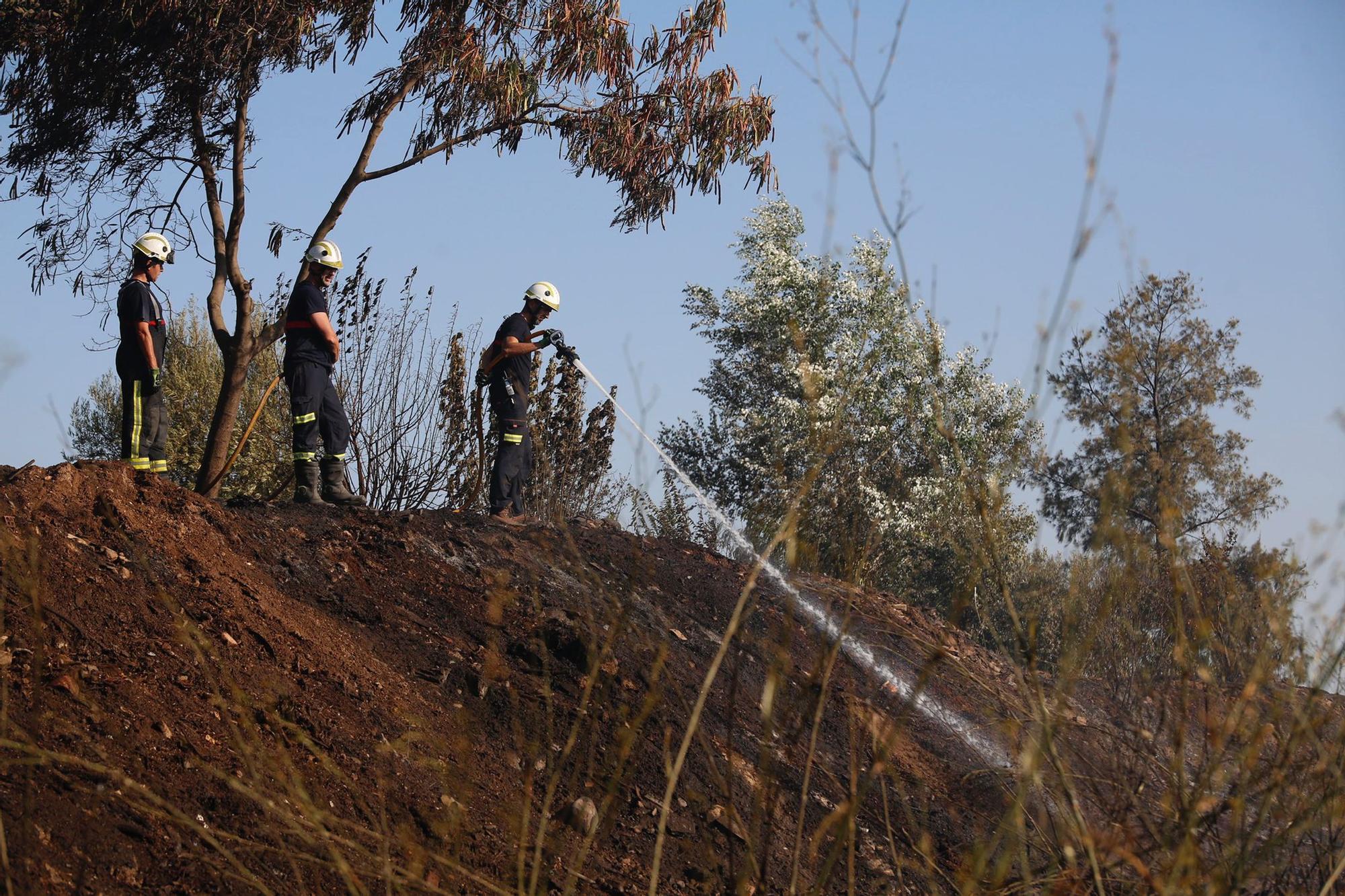 Un incendio en las Quemadas calcina diez hectáreas de pastos